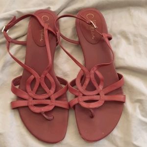 Vintage Cole Haan red sandals